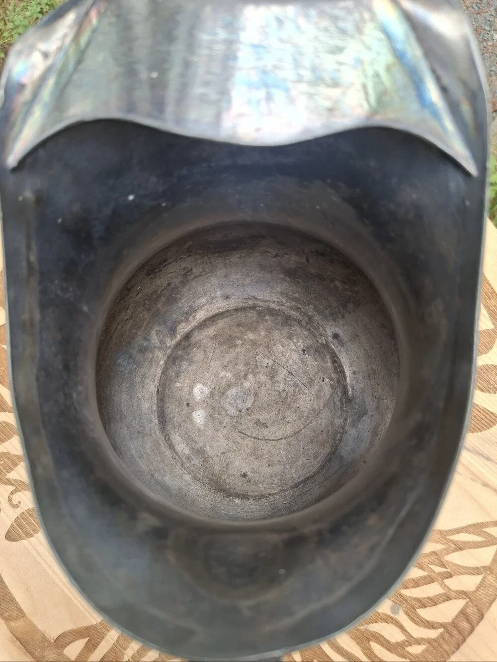 1920's Pre-Prohabition Gannymede 76 Rye Silverplated Advertising Pitcher